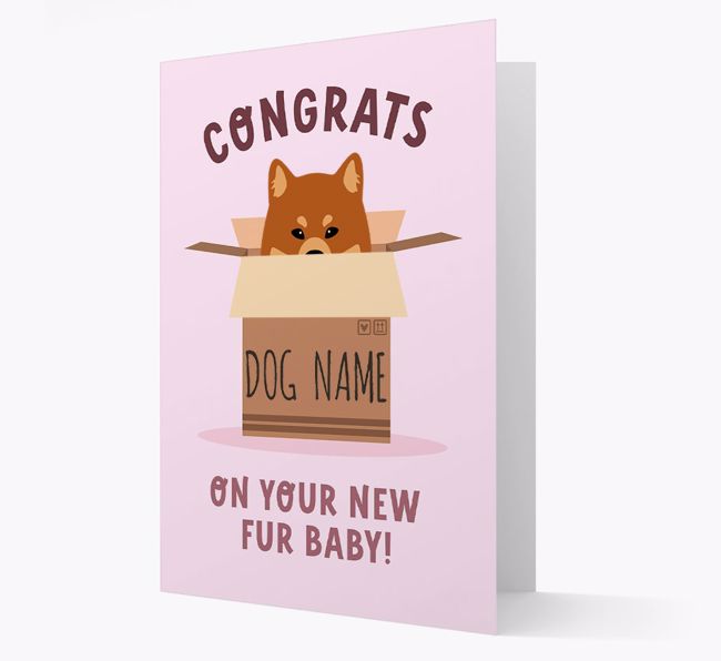 Congrats On Your New Fur Baby: Personalised {breedFullName} Card